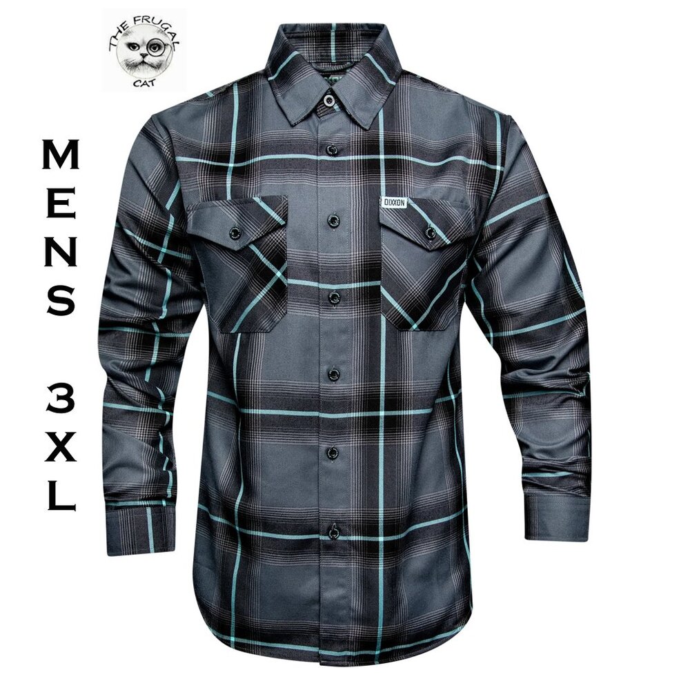 DIXXON FLANNEL - POWERLINE Flannel Shirt - Men's 3XL